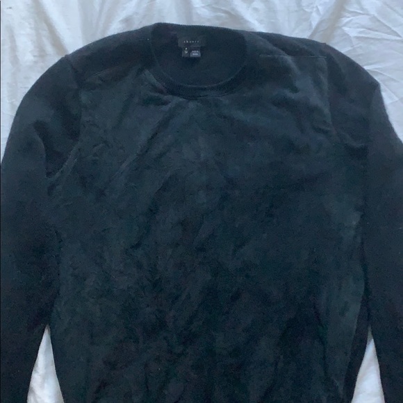 Theory Lambskin and Wool Sweater - Picture 2 of 4